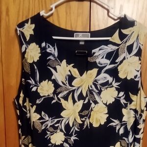 JM Collection Floral Print Dress